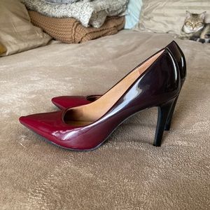 Christian Siriano sexiest pumps of all time parent ombré red to oxblood